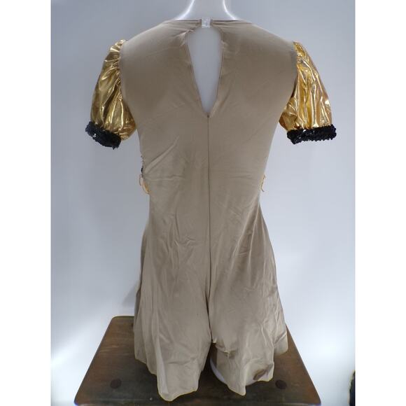 Dance Costume Weissman 540A Medium Adult Gold Jazz Sequin Bugle Boy Army Tap - Picture 5 of 9